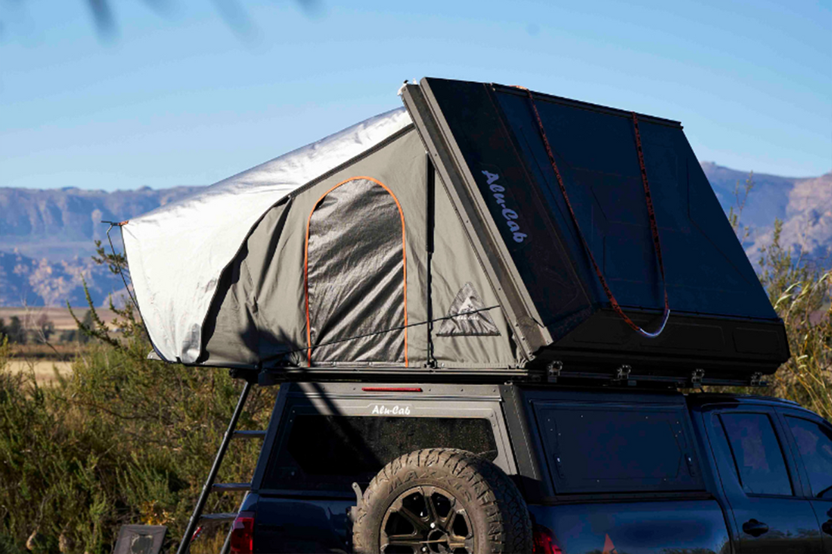 Bigger than your typical clamp shell tent