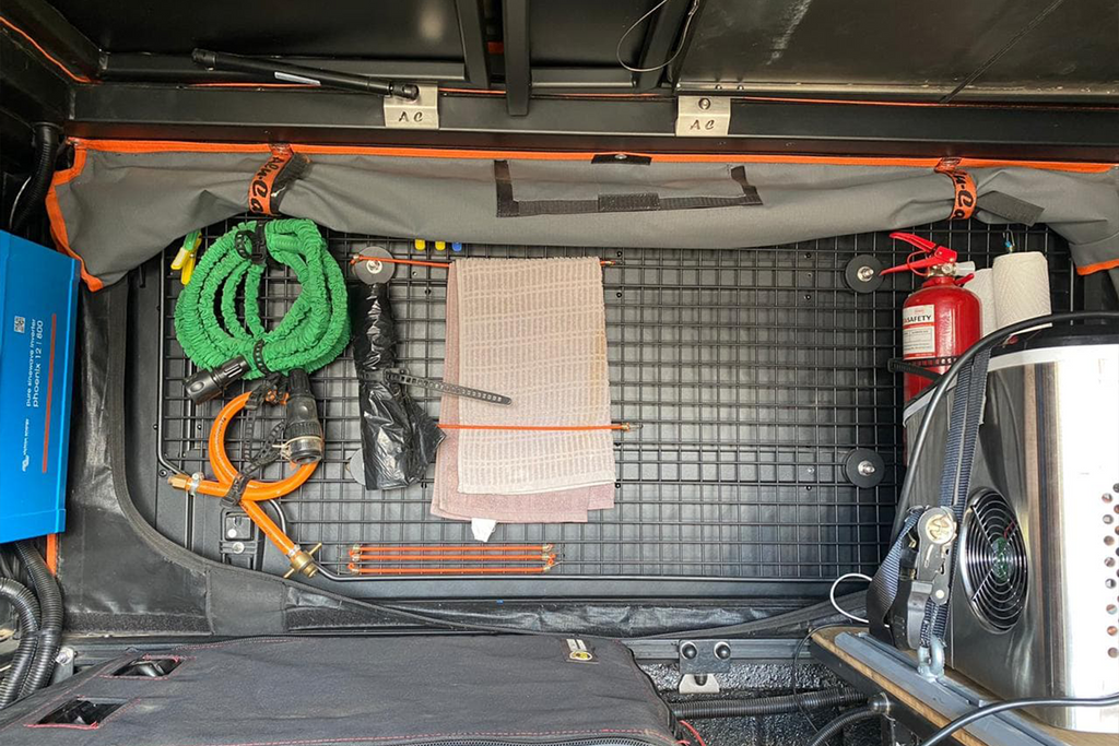 Canopy Camper Side Door Grid