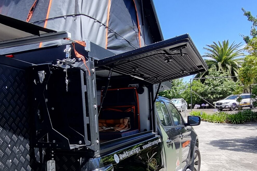 Canopy Camper Side Door Grid