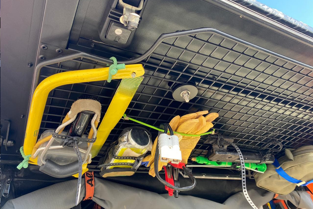 Canopy Camper Side Door Grid