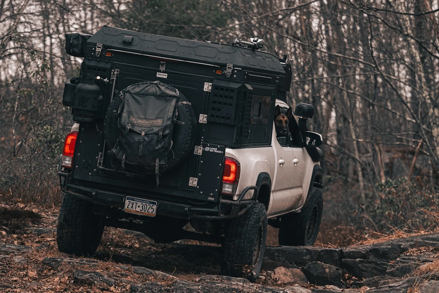 Camper Spare Wheel Mount