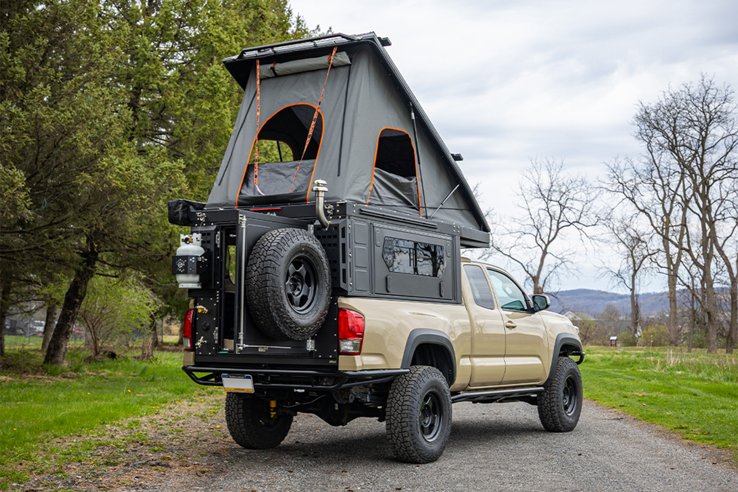 Camper Spare Wheel Mount