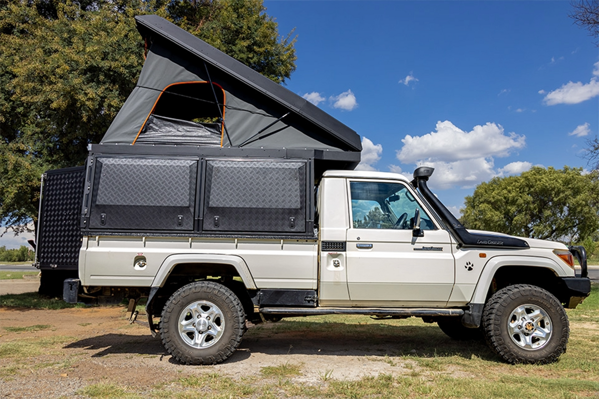 Canopy Camper Deluxe for Toyota LandCruiser 79 Series | Alu-Cab ...