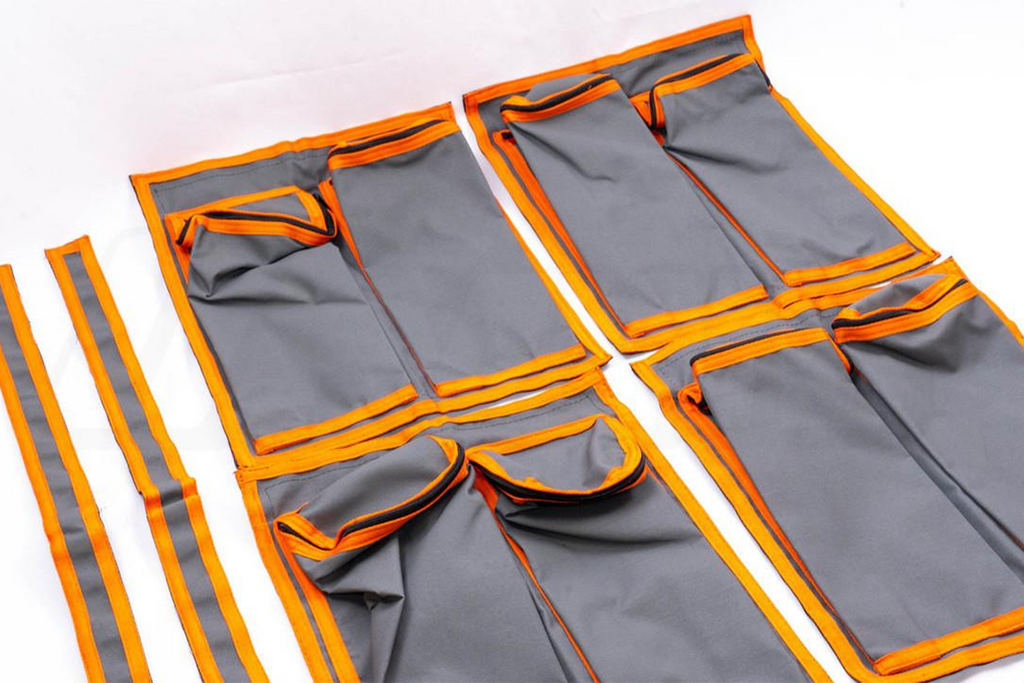 Canvas Bags at Rear Door