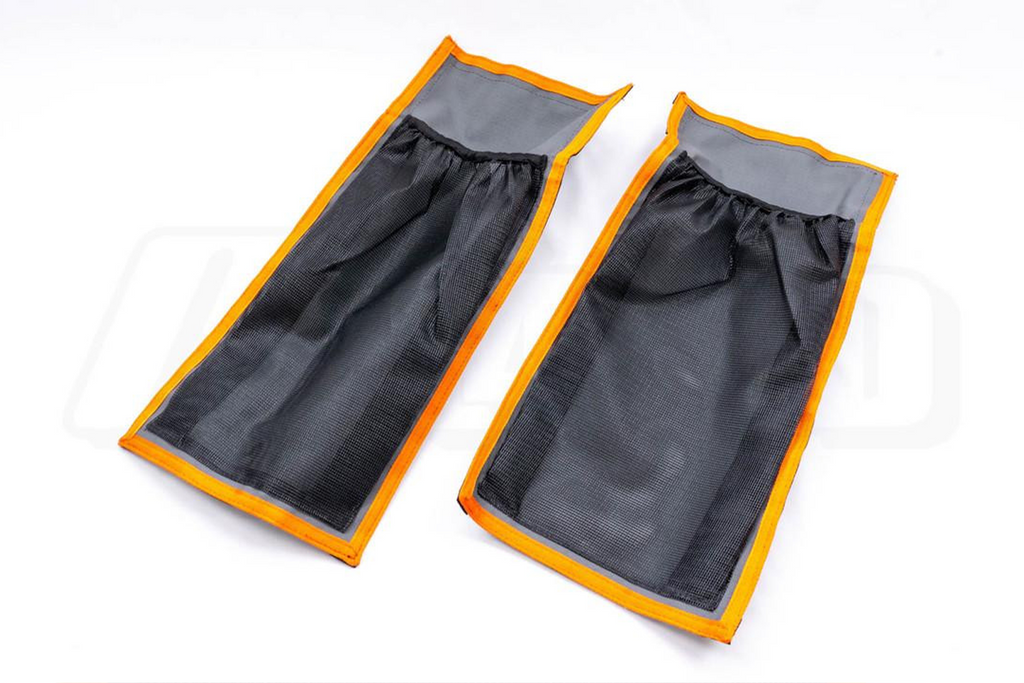 Canvas Mesh Bags At Rear Corner Panels