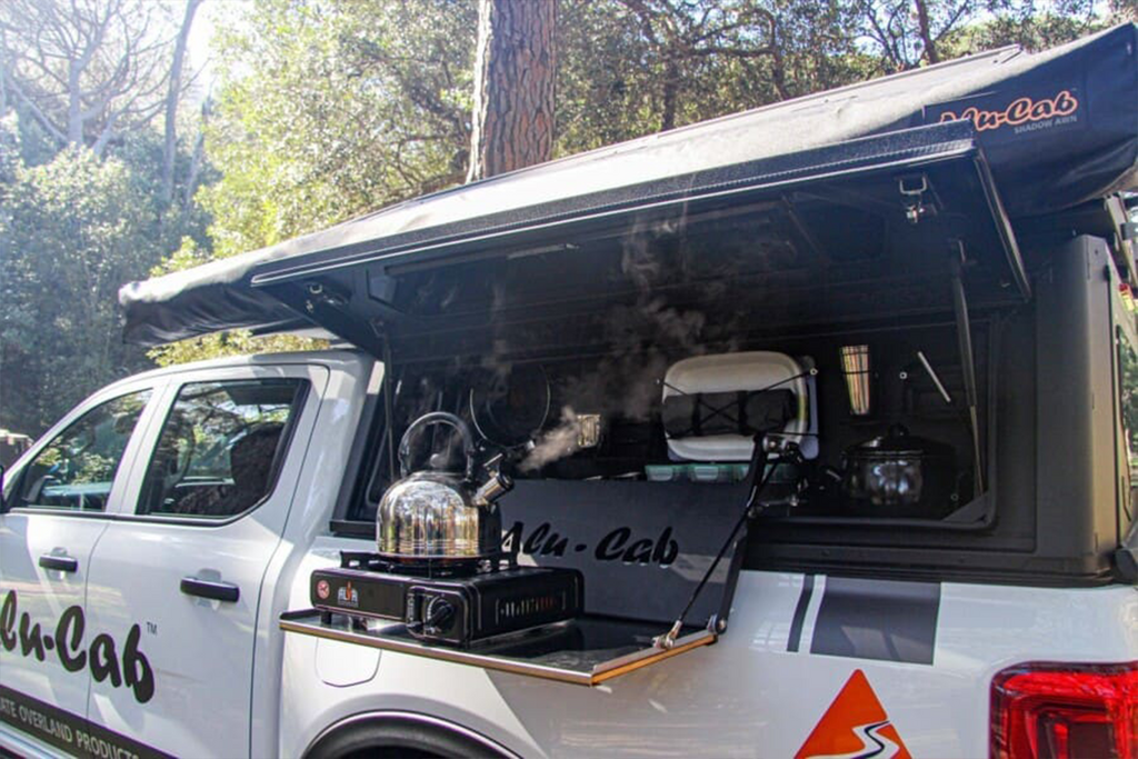 Fold-Out Canopy Kitchen Table