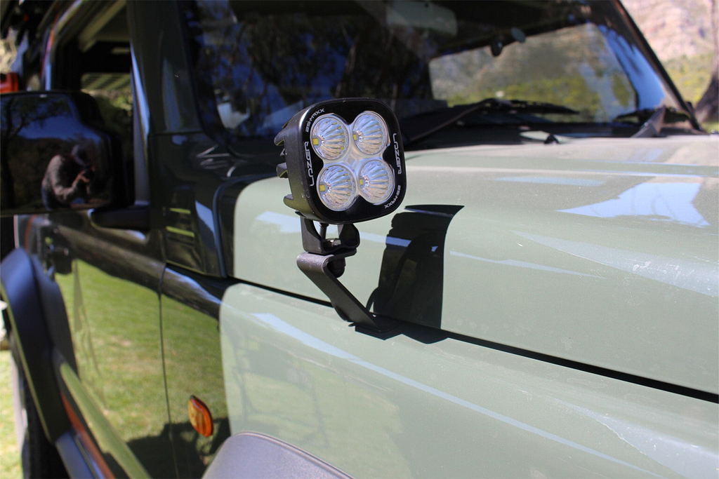 Jimny Bonnet Light Brackets