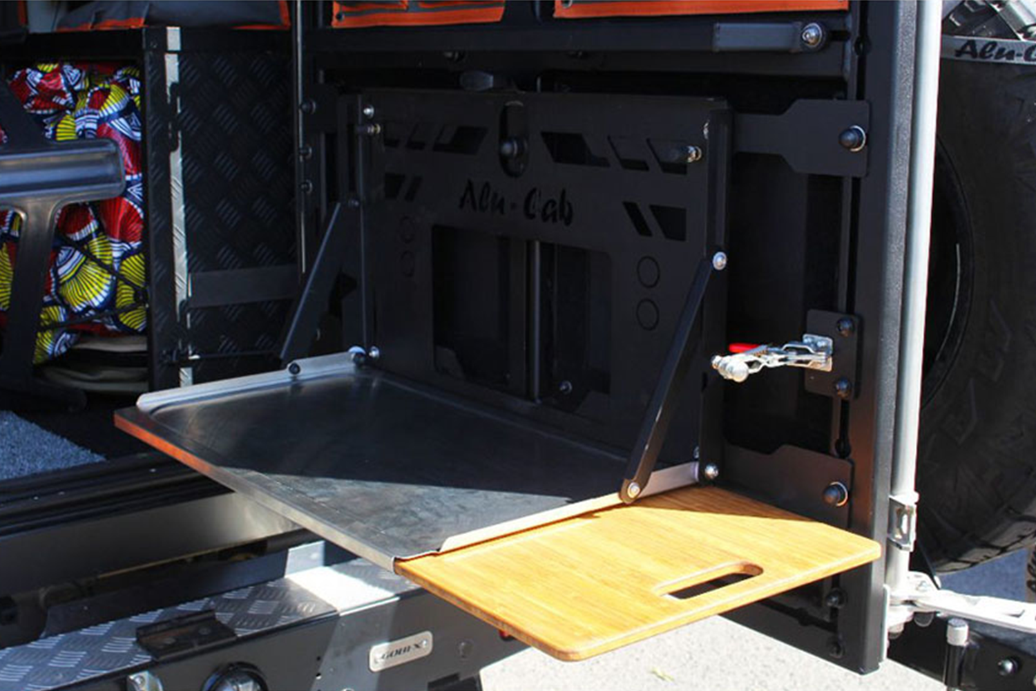 Canopy Camper Rear Drop-Down Table & Mounting Bracket