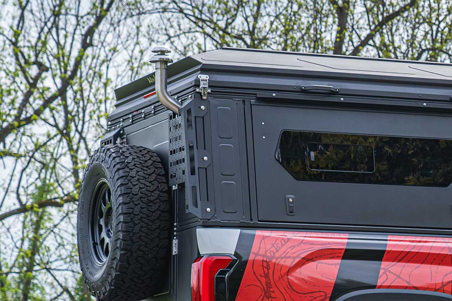 Rear Exterior Fire Place Molle Plate