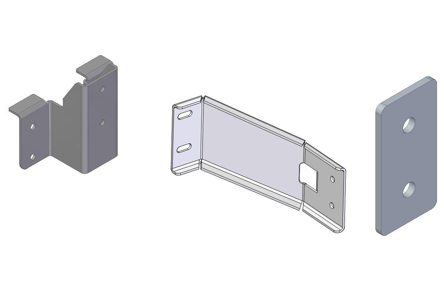 Shower Cube Mounting Brackets
